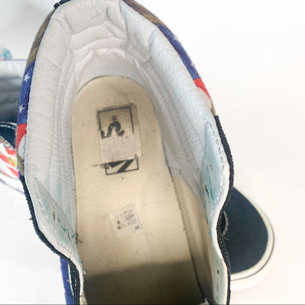 Vans Freebird American Eagle Hi Top Shoes Sneakers - Picture 7 of 7